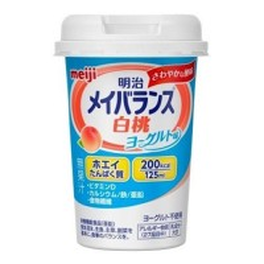 메이지 메이 밸런스 백도 요구르트 맛 125ml