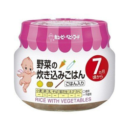 큐피 베이비 푸드 쌀과 야채를 섞은 밥 70g