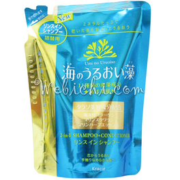 바다가 윤택한 해초 린스 인 샴푸 리필용 400ml