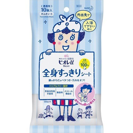 카오 비오레 u 전신 깔끔한 시트 휴대용 10매입　　　