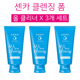 센카 퍼펙트 올 클리너 더블워시 클렌징 폼 120g x 3개 세트