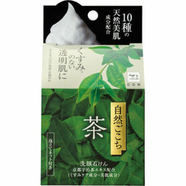 자연느낌 녹차 세안 비누 80g