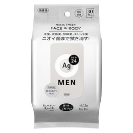 시세이도 Ag 데오 24 맨 페이스 & 바디 무향 30매　　　　　