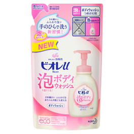 카오 비오레 u 거품으로 나오는 보디 워쉬 교체용 480 ml