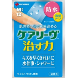 케어리브 방수 반창고 투명 M사이즈 12매입