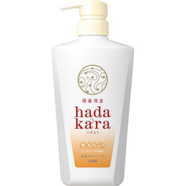 라이온 hadakara 바디워시 오일인 본체　　