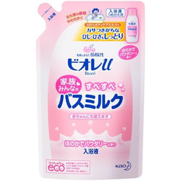 비오레U가족 모두의 매끈매끈 버스 밀크 은은하고 파우더인 향기 손톱 살 게 용 480ml