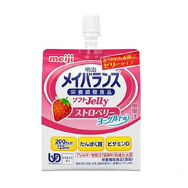 메이지 메이 밸런스 소프트젤리 딸기 요구르트 125ml