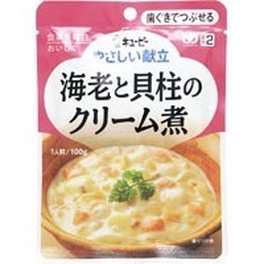 큐피 친화적인 크림소스 새우와 관자 100g