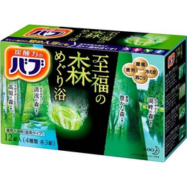 카오 버블 행복의 숲 탐방 목욕 40g ×12정