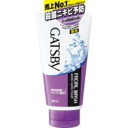 멘소래담 GATSBY 얼굴 워시 약용 트리플 케어 여드름 폼 (130g)
