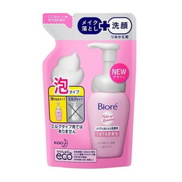 비오레 메이크도 제거하는 세안료 글썽 글썽 밀착거품 리필용 140ml