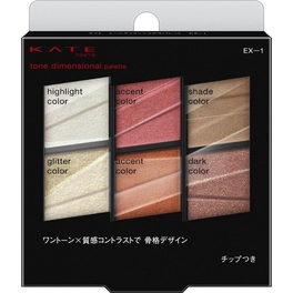 가네보 KATE 케이트 톤 디멘셔널 팔레트 EX-1 레드 브라운