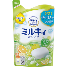 밀키 보디 소프유자 리필 400ml