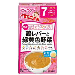 와코도 손수 만든 닭간과 녹황색 야채 2.3 g×8