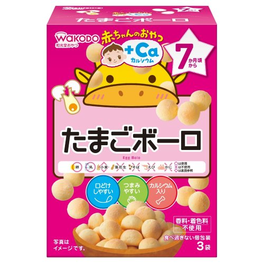 와코도 아기의 간식+Ca 칼슘 달걀 15g×3 포