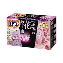 카오 버블 행복의 꽃 순회 목욕 12정입　　　　　　　　　