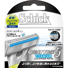 쉬크 콰트로5 티타늄 교체날 4개입